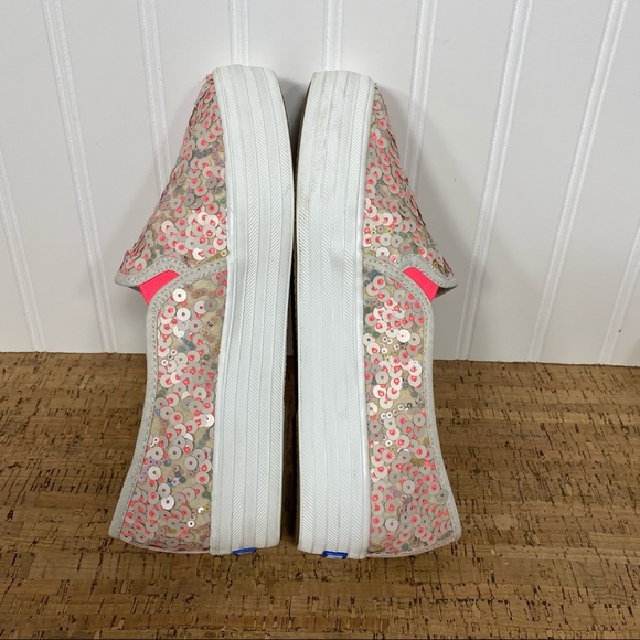 Keds Triple Decker Sequin Slip-On Shoes - Picture 9 of 12